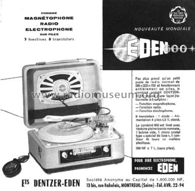 600; Eden-Électronique (ID = 2071392) Radio