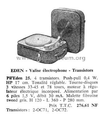 Pil'Eden 25; Eden-Électronique (ID = 2071312) R-Player