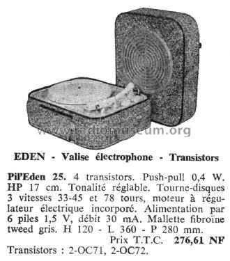 Pil'Eden 25; Eden-Électronique (ID = 2071368) R-Player