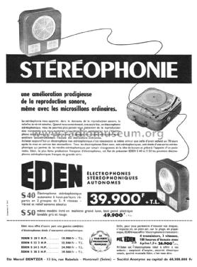 S40; Eden-Électronique (ID = 2071277) Sonido-V