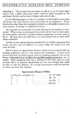 Edgcomb-Pyle Wireless Manufacturing Co. 1914 Catalog; Edgcomb-Pyle (ID = 1019601) Paper