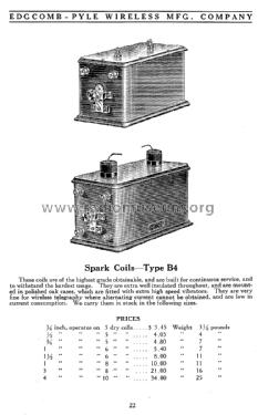 Edgcomb-Pyle Wireless Manufacturing Co. 1914 Catalog; Edgcomb-Pyle (ID = 1019625) Paper