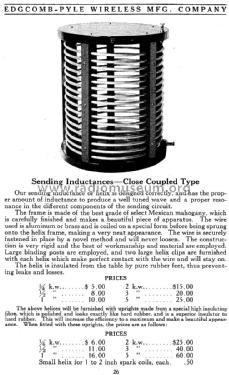 Edgcomb-Pyle Wireless Manufacturing Co. 1914 Catalog; Edgcomb-Pyle (ID = 1019633) Paper