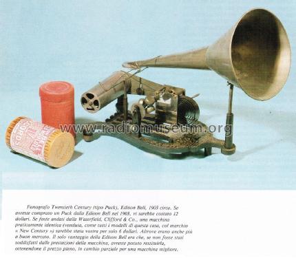 Cylinder Phonograph Puck; Edison-Bell Ltd.; (ID = 3050209) TalkingM