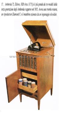 Phonograph Amberola 75 ; Edison, Thomas A., (ID = 3026064) TalkingM
