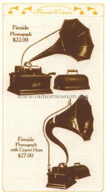 Phonograph Fireside; Edison, Thomas A., (ID = 1293968) TalkingM