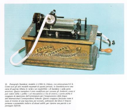 Phonograph Standard A; Edison, Thomas A., (ID = 3028466) TalkingM