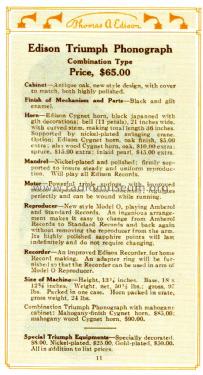 Phonograph Triumph; Edison, Thomas A., (ID = 1296015) TalkingM