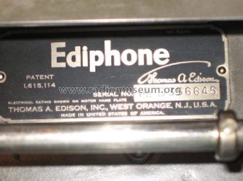 Ediphone ; Edison, Thomas A., (ID = 1010089) Reg-Riprod