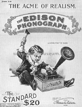 Phonograph Standard B; Edison, Thomas A., (ID = 253692) TalkingM