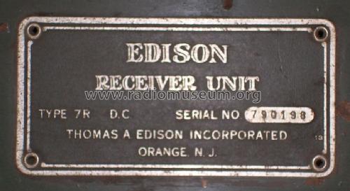 R-4 DC Ch= 7R + 8P; Edison, Thomas A., (ID = 450017) Radio