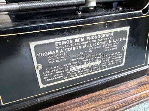 Phonograph Gem C; Edison Brand; (ID = 3040092) TalkingM