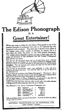 Phonograph Red Gem Model H; Edison Brand; (ID = 3041429) TalkingM