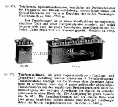 Teleformer-Block ; FEF-Radio, F. (ID = 1534347) mod-past25