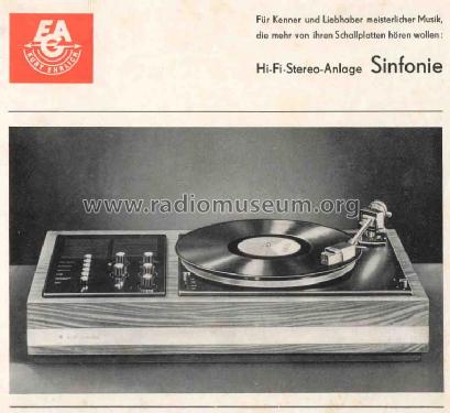 Hi-Fi-Stereo-Anlage Sinfonie; Ehrlich, Kurt; Pirna (ID = 184019) R-Player