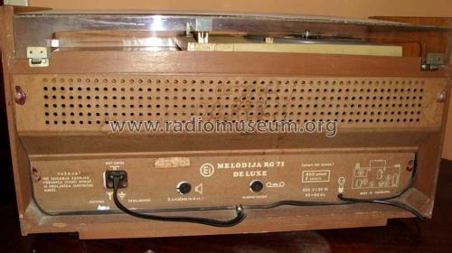 Melodija RG71 De Luxe; Ei, Elektronska (ID = 2655843) Radio