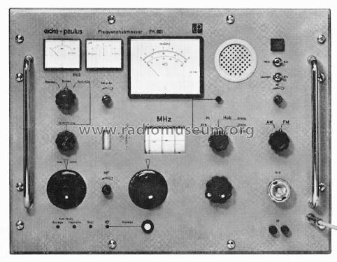 Frequenzhubmesser FH801; Eicke+Paulus; (ID = 759411) Equipment