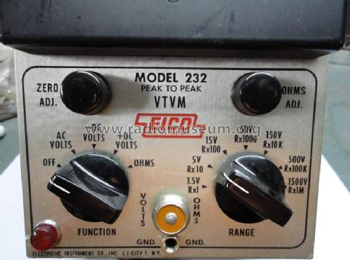 Peak-To-Peak VTVM Kit 232-K; EICO Electronic (ID = 1079024) Kit