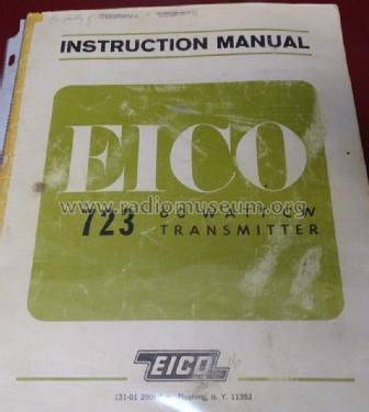 60 Watt CW Transmitter 723; EICO Electronic (ID = 2880589) Amateur-T