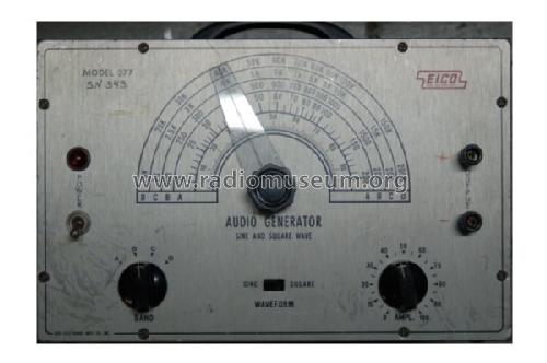 Audio Generator 377; EICO Electronic (ID = 1589979) Equipment