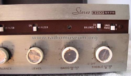 Integrated Stereo Amp ST-70; EICO Electronic (ID = 676139) Ampl/Mixer