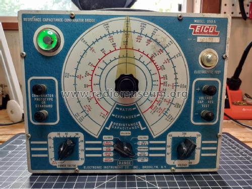 Resistance-Capacitance-Comparator Bridge Model 950A; EICO Electronic (ID = 2762560) Equipment