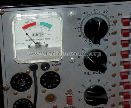 Tube Tester 636; EICO Electronic (ID = 2720641) Equipment