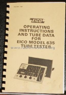 Tube Tester 635; EICO Electronic (ID = 2078971) Ausrüstung