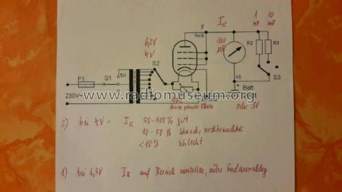 Anlaufstrom-Röhrentester - Testgerät ; EIGENBAU selbst geb. (ID = 1915249) Misc