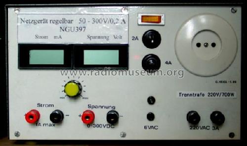 Stromversorgung / Netzgerät Eigenbau; EIGENBAU selbst geb. (ID = 337756) Aliment.