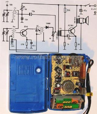 Solid-State-Empfänger Eigenbau; EIGENBAU selbst geb. (ID = 218666) Radio