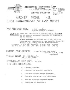 Air Chief FE & FC Holden HJL; Air Chief, brand of (ID = 2352844) Car Radio