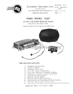 Ford Diamond Dot EQJ; Astor brand, Radio (ID = 2348304) Car Radio