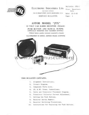 Diamond Dot JTX; Astor brand, Radio (ID = 2349153) Car Radio