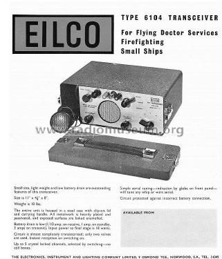 6104 B; EILCO Electronic, (ID = 1913081) Commercial TRX