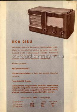 218U; EKA; Budapest (ID = 2232641) Radio