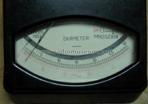 Ekameter, V/A meter ; Elektromos (ID = 646258) Equipment