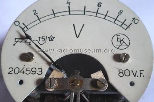 Voltmeter 80V.F.; EKA; Budapest (ID = 1441448) Equipment