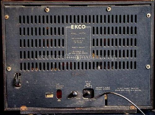 A274; Ekco, E.K.Cole Ltd.; (ID = 1948037) Radio