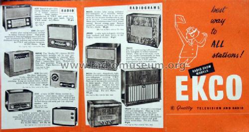 Auto-Radiogram TRG249; Ekco, E.K.Cole Ltd.; (ID = 2924244) Radio