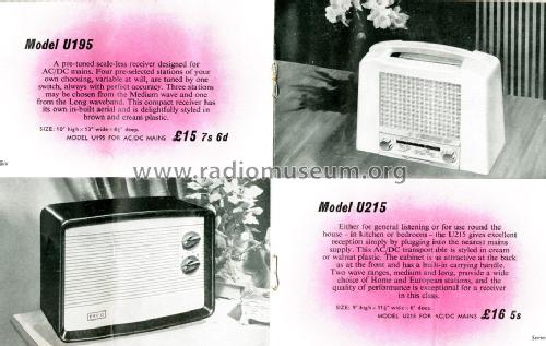 U215; Ekco, E.K.Cole Ltd.; (ID = 1412549) Radio