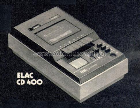 HiFi-Stereo-Recorder CD400; Elac Electroacustic (ID = 68596) Sonido-V
