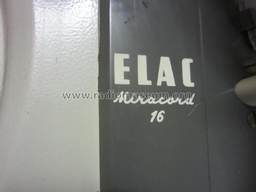 Miracord 16 PW 16; Elac Electroacustic (ID = 2201222) R-Player