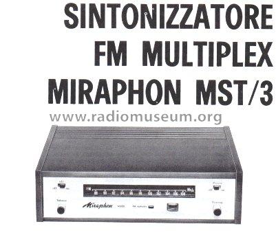 Miraphon MST/3; Elac Electroacustic (ID = 1064847) Radio