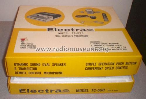 ELECTRA TC-600 TRANSISTOR (portable reel-to-reel tape recorder) in