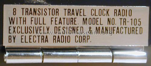 TR-105; Electra Radio Corp. (ID = 1507664) Radio