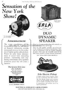 Electric Pickup ; Electrical Research (ID = 1356317) Mikrofon/TA