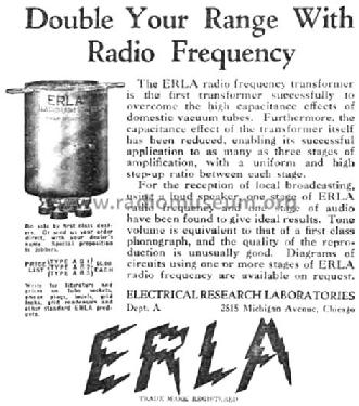 R.F. Transformer AB1, AB2, AB3; Electrical Research (ID = 1447791) Radio part