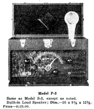 Superiorflex Model P-3; Electrical Research (ID = 1963706) Radio