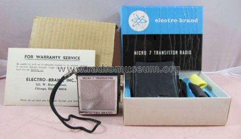 Micro 7 Transistor ; Electro-Brand Inc.; (ID = 1047072) Radio